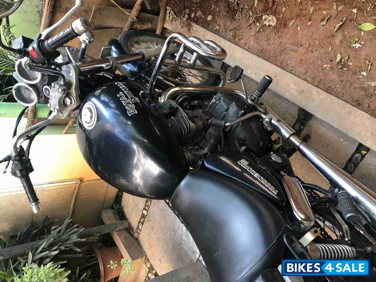 Bluish Black Royal Enfield Thunderbird 350