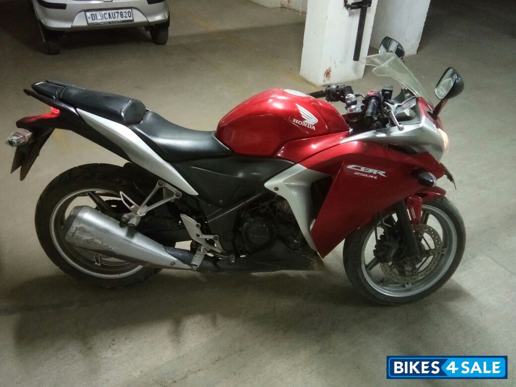 Red & Silver Honda CBR 250R