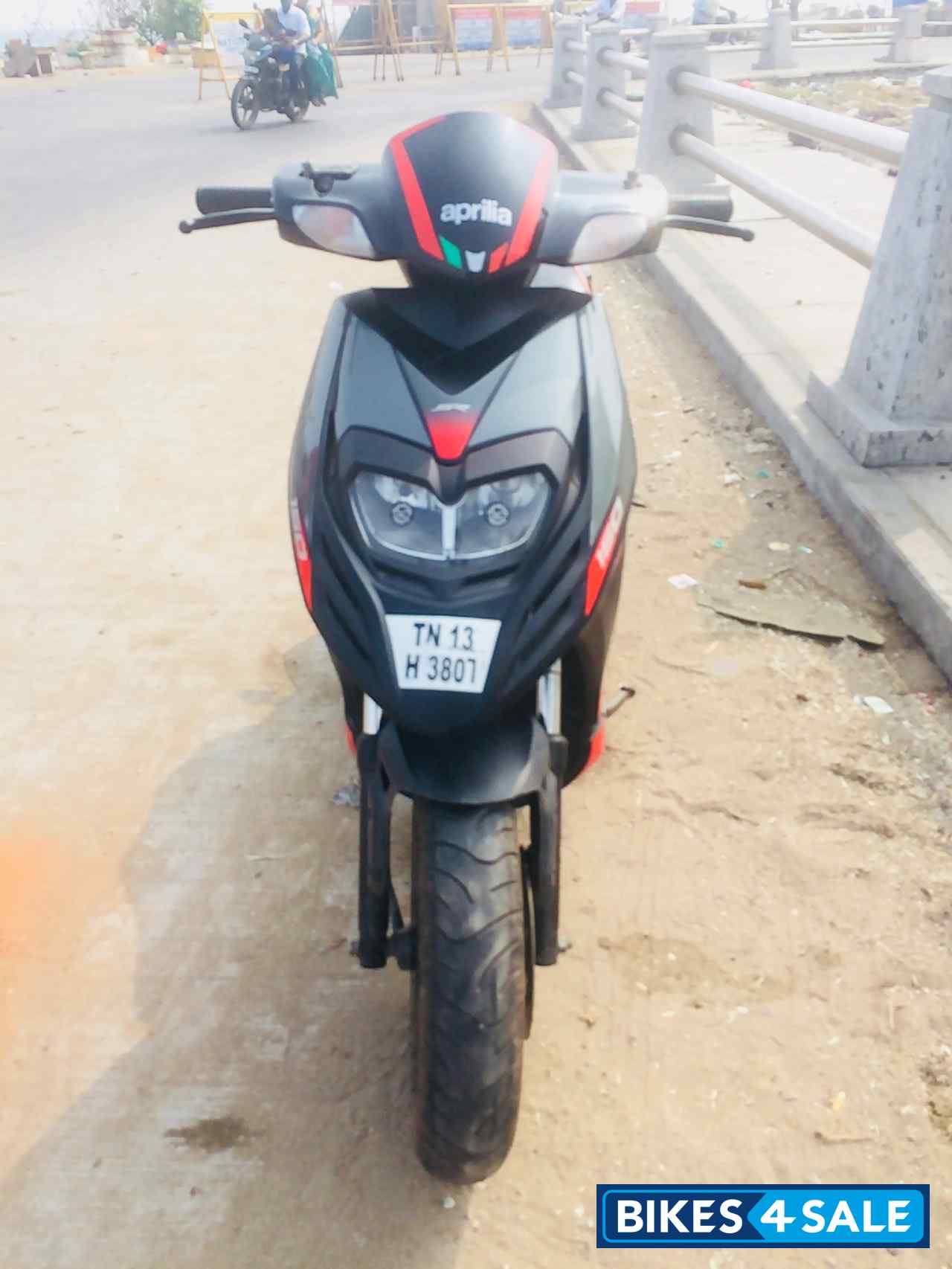 Black With Red Aprilia SR 150