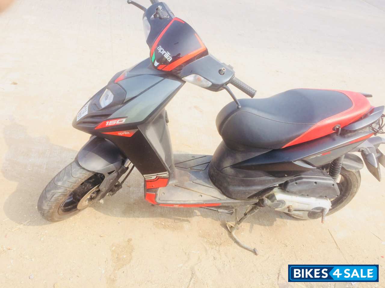 Black With Red Aprilia SR 150