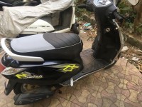 Silver Black Suzuki Swish