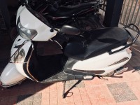 White Suzuki Access 125