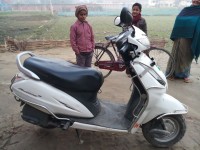 White Honda Activa 3G