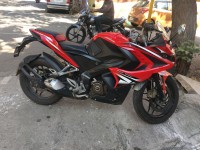 Red Bajaj Pulsar RS 200 ABS