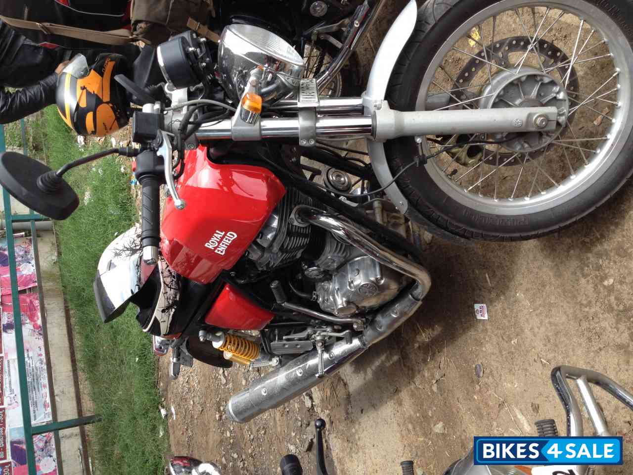 Red Royal Enfield Continental GT 535