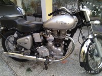 Silver Royal Enfield Bullet Electra 5S