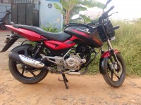 Black And Red Bajaj Pulsar 150 DTSi