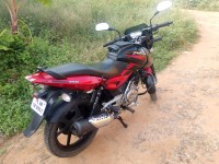 Black And Red Bajaj Pulsar 150 DTSi