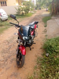 Black And Red Bajaj Pulsar 150 DTSi