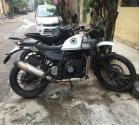 Snow White Royal Enfield Himalayan