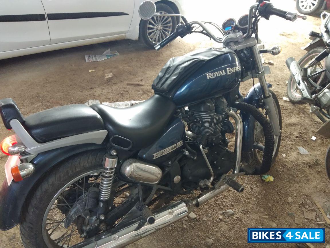 Blue Royal Enfield Thunderbird 350