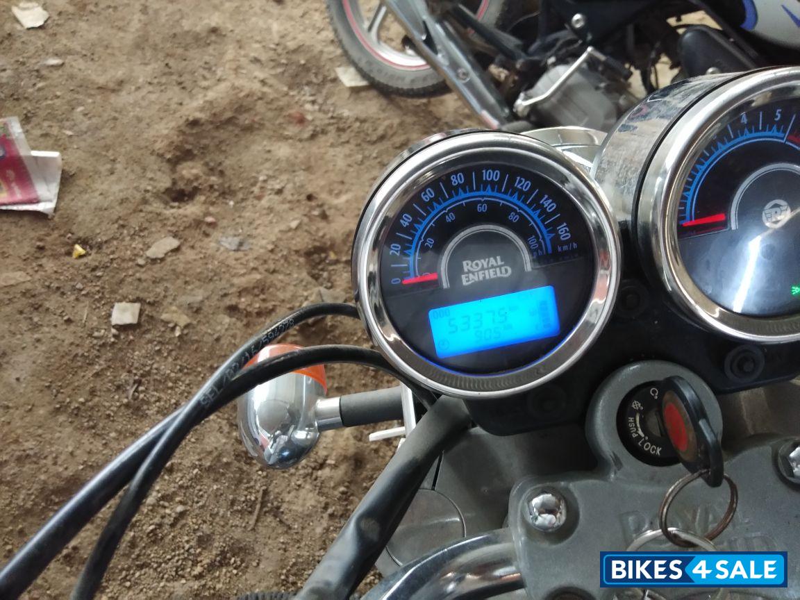 Blue Royal Enfield Thunderbird 350