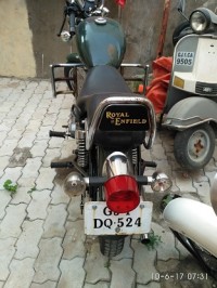 Green Repainted Royal Enfield Thunderbird