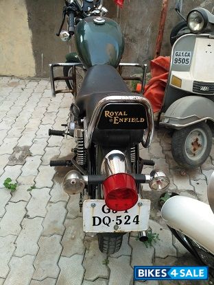 Green Repainted Royal Enfield Thunderbird