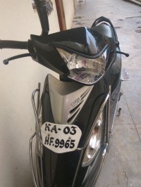 Black TVS Scooty Streak