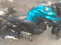 Blue And Black Yamaha FZ25