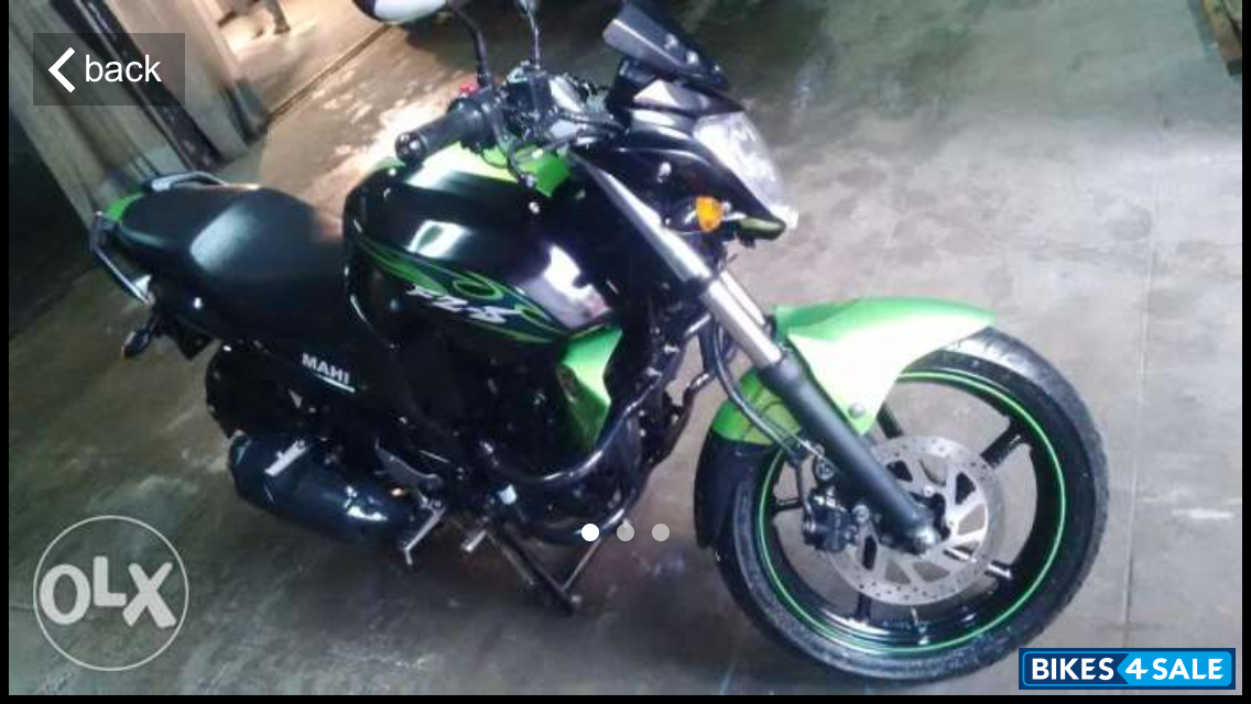 Green Yamaha FZ-S