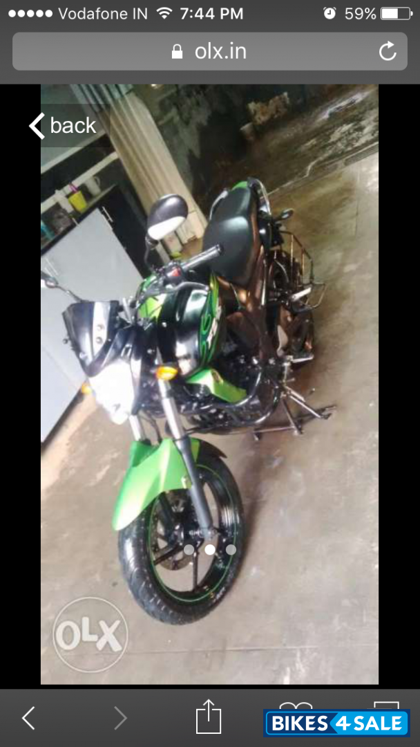 Green Yamaha FZ-S