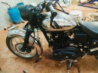 Chrome And Black Royal Enfield Bullet Machismo A350