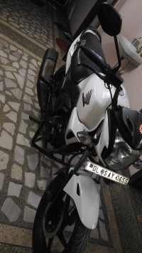 White Honda CB Trigger