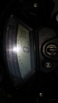 Black Honda CB Trigger