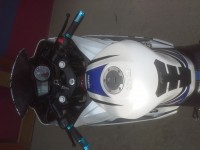 White/blue Special Edition Yamaha YZF R15 V2