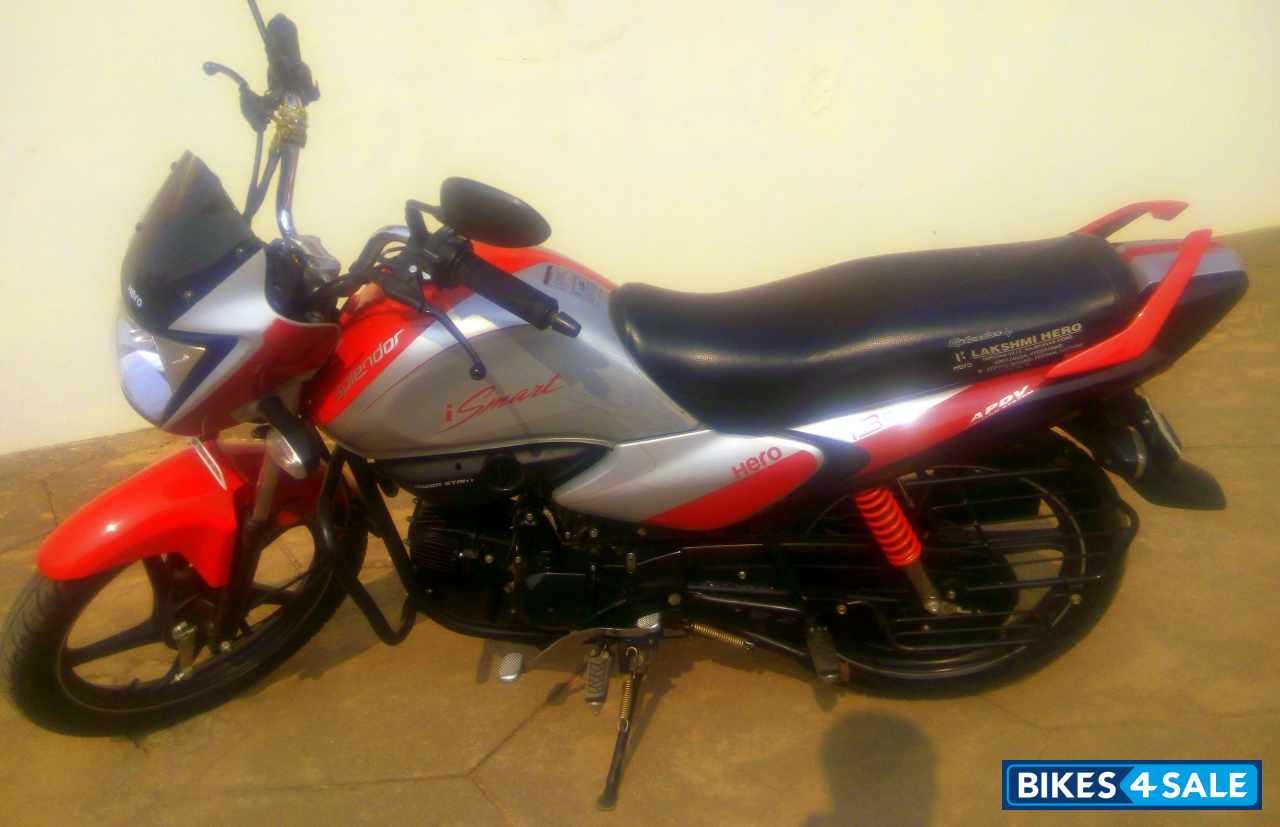 Red & Black Hero Splendor iSmart