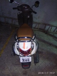 White Suzuki Access 125 Special Edition