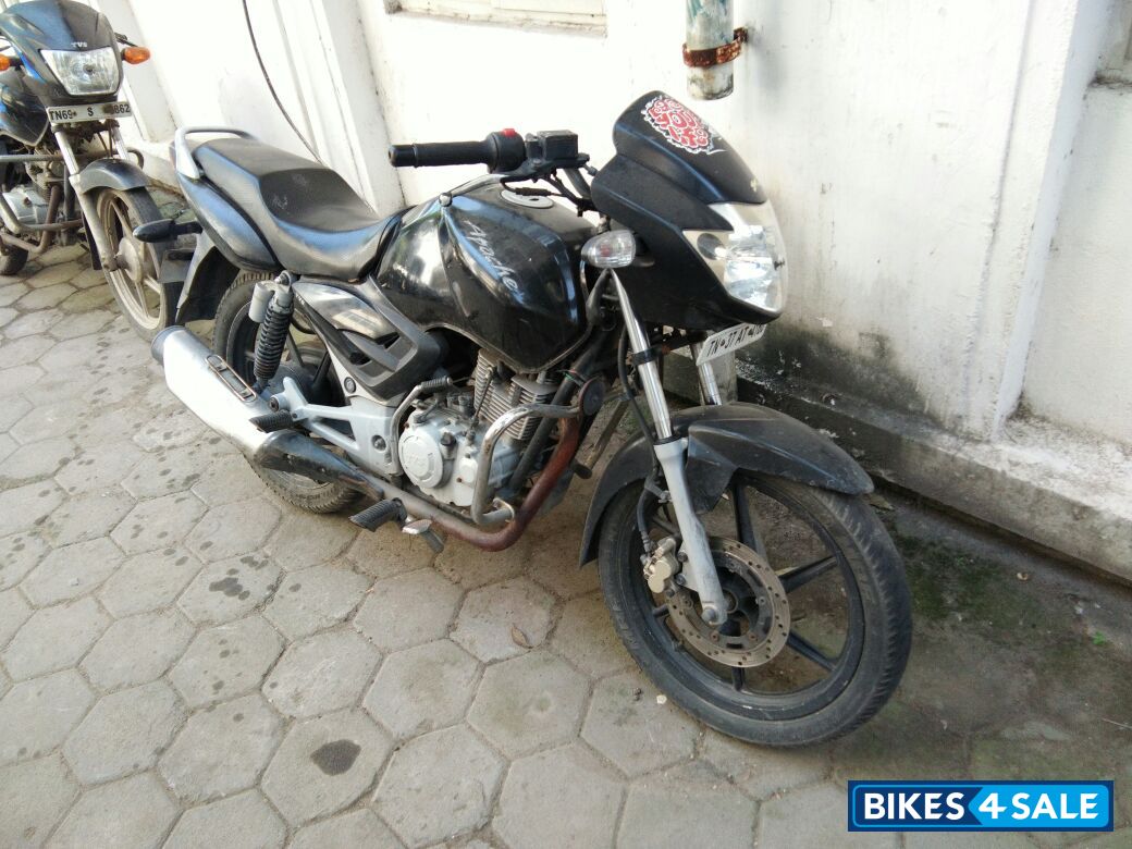 Black TVS Apache 150