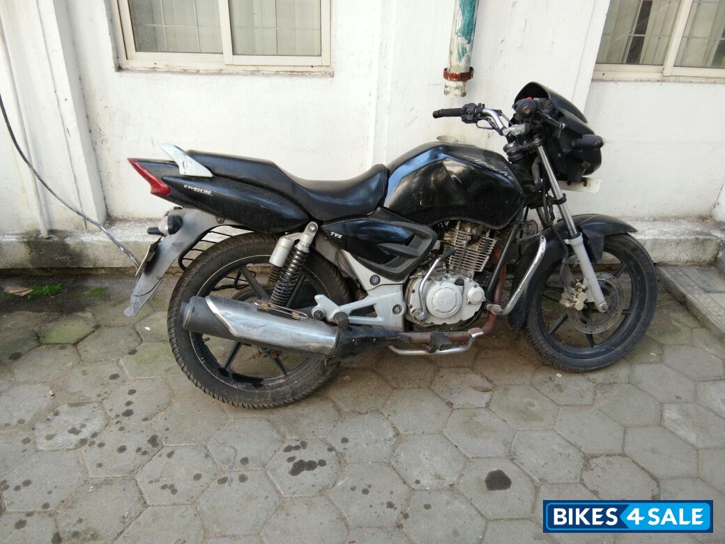 Black TVS Apache 150