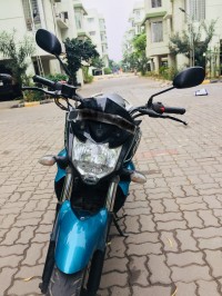 Blue Yamaha FZ-S