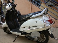White Honda Activa