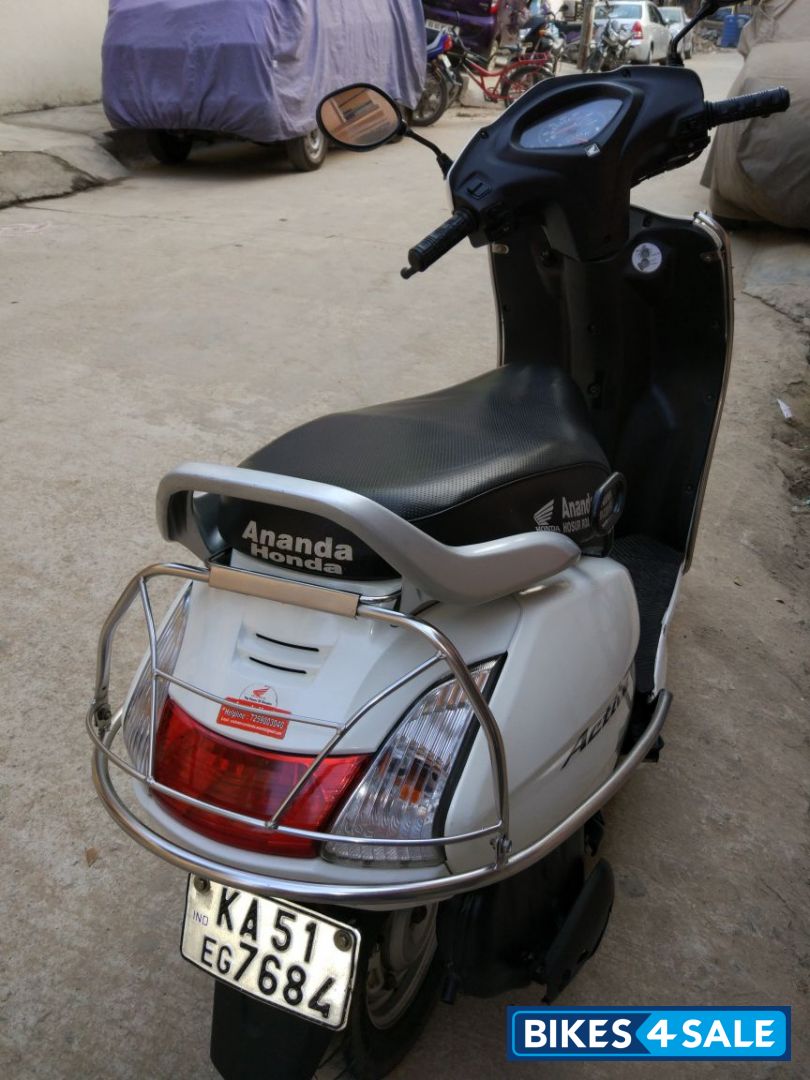 White Honda Activa White Honda Activa