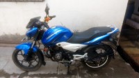 Blue Bajaj Discover 125 ST