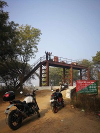 White Royal Enfield Himalayan