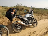 White Royal Enfield Himalayan