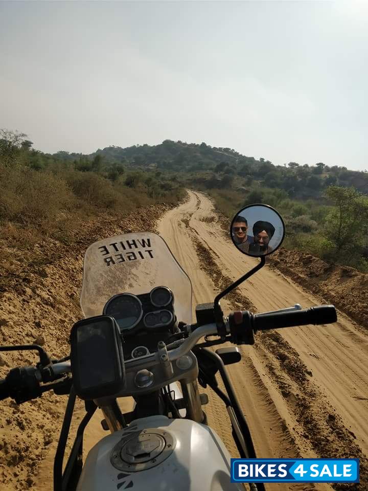 White Royal Enfield Himalayan