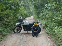 White Royal Enfield Himalayan