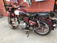 Maroon Royal Enfield Classic 350