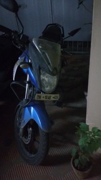 Blue Yamaha SZ-R
