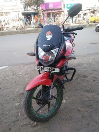 Red And Black Honda CBF Stunner