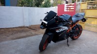 Black And Orange KTM RC 200