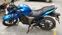 Blue Suzuki Gixxer 150