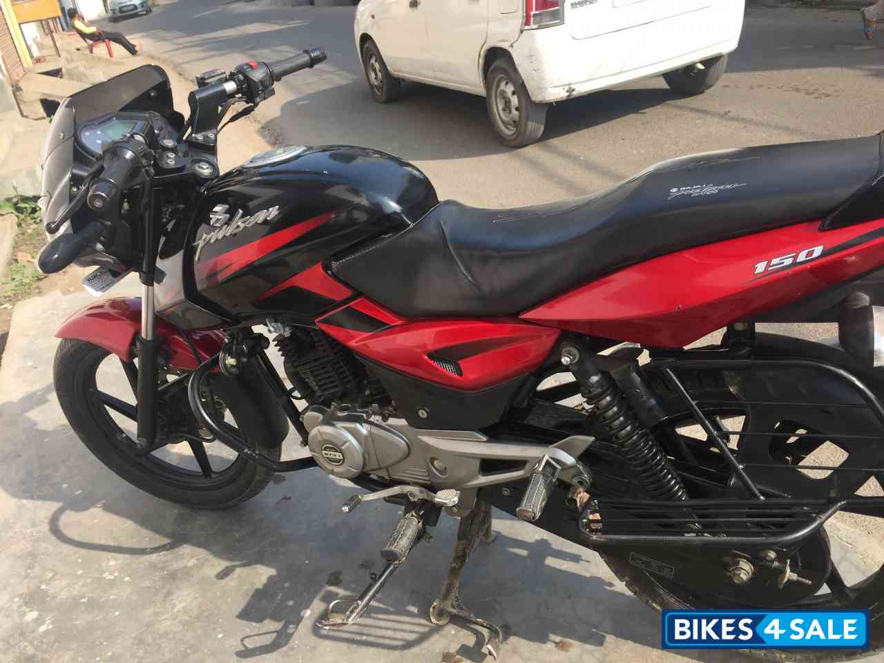 Black And Red Bajaj Pulsar 150 DTSi