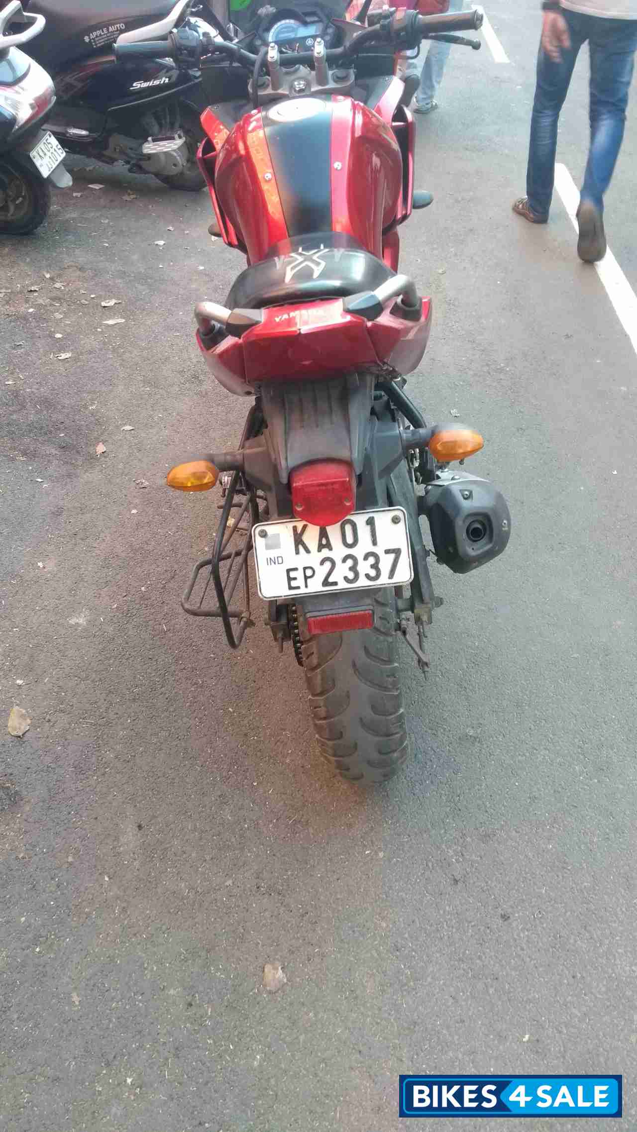 Red Yamaha Fazer