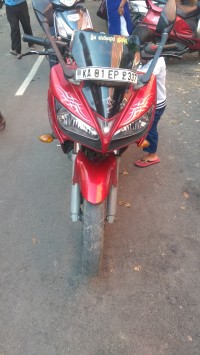 Red Yamaha Fazer