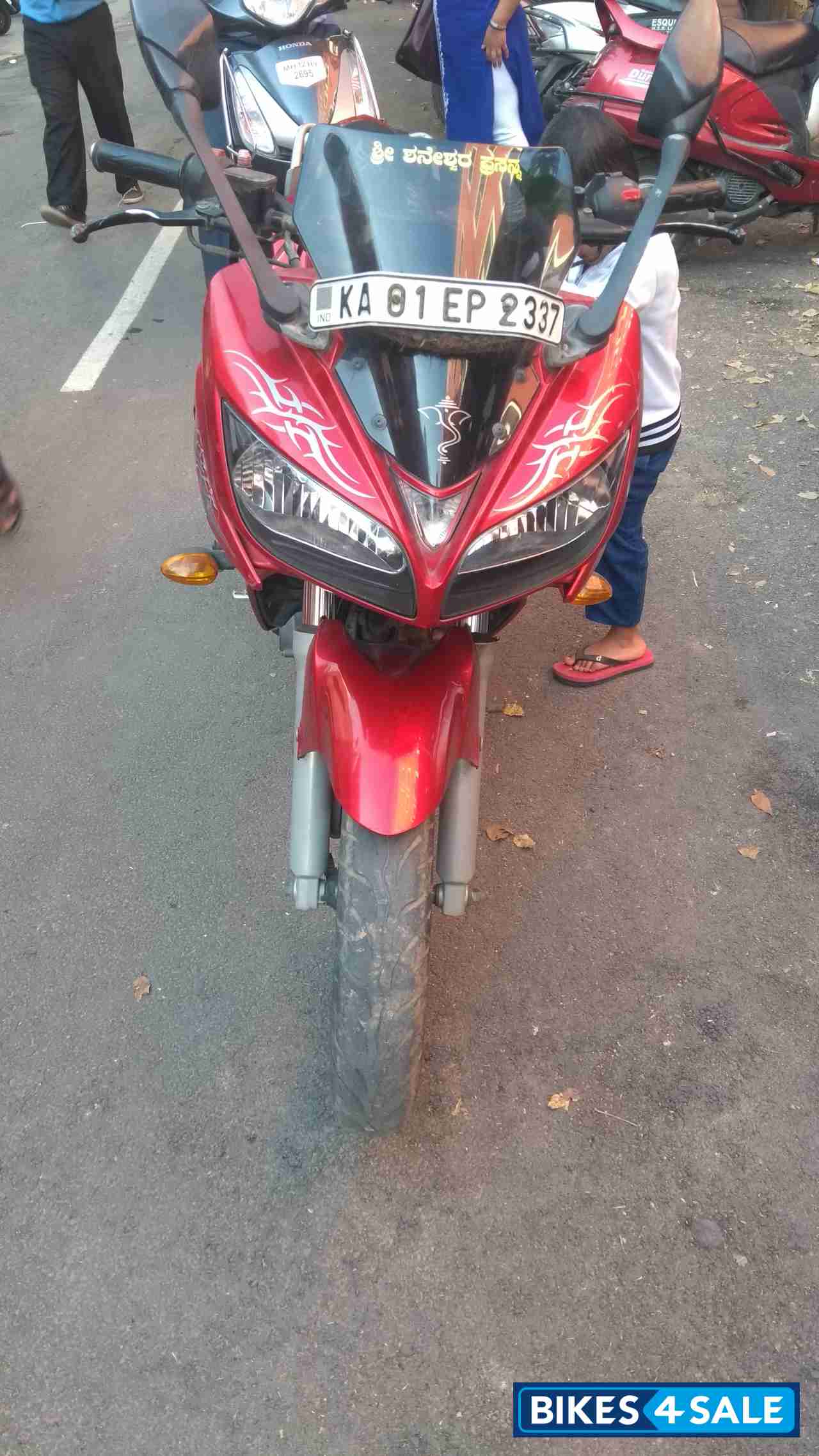 Red Yamaha Fazer