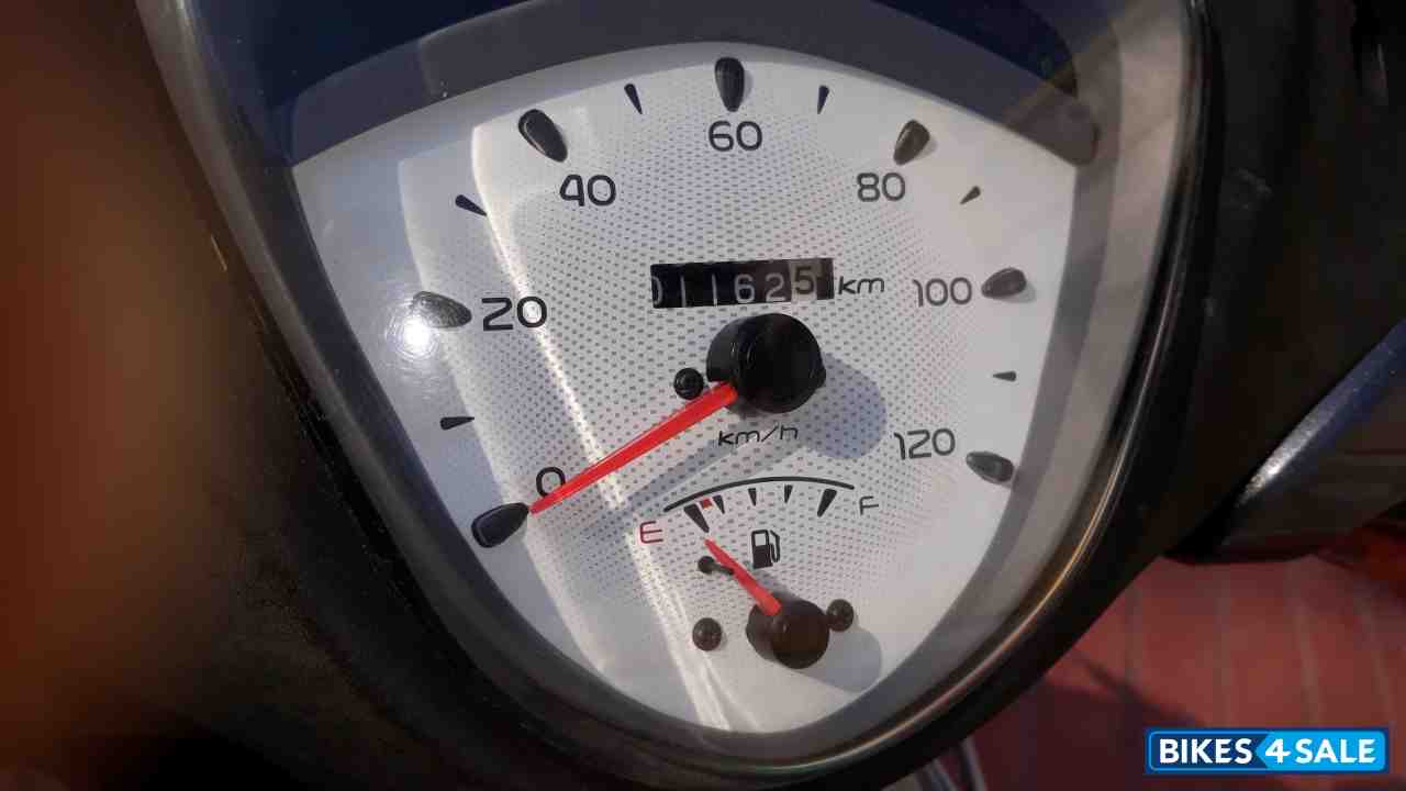 Silver TVS Scooty Zest