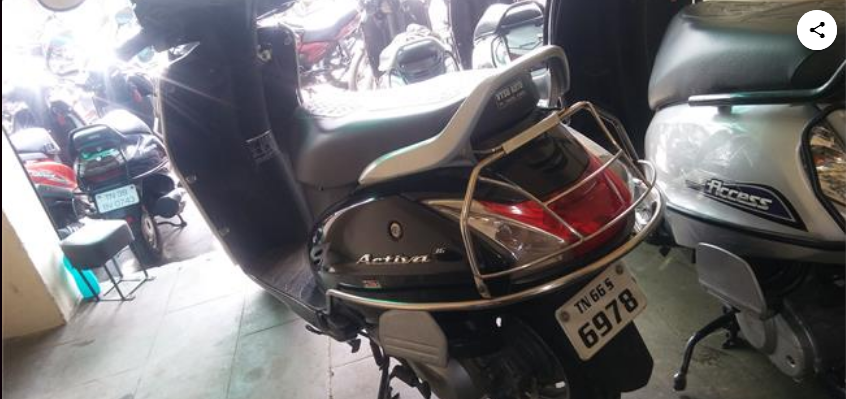 Black Honda Activa 3G