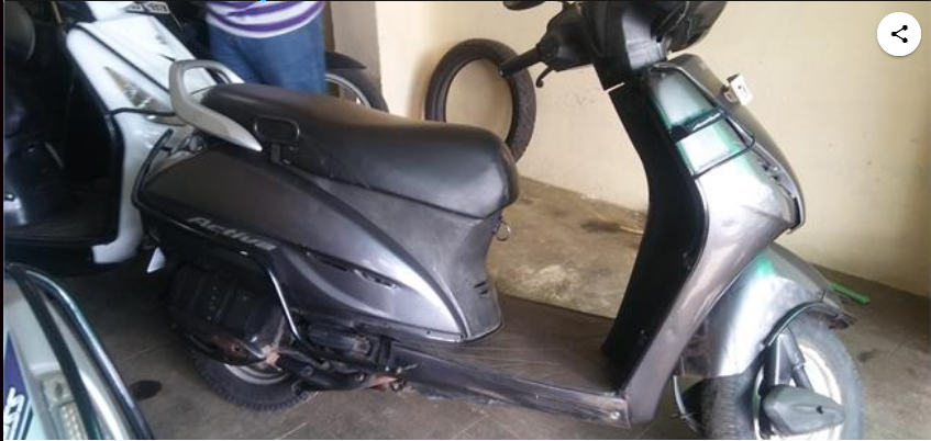 Grey Honda Activa 125